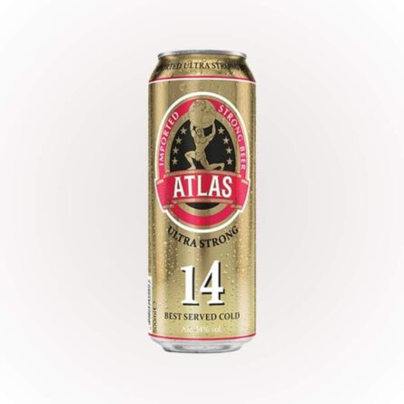 Atlas can 14% 500ml delivered by Fab Liqour on dial in Nairobi Kenya