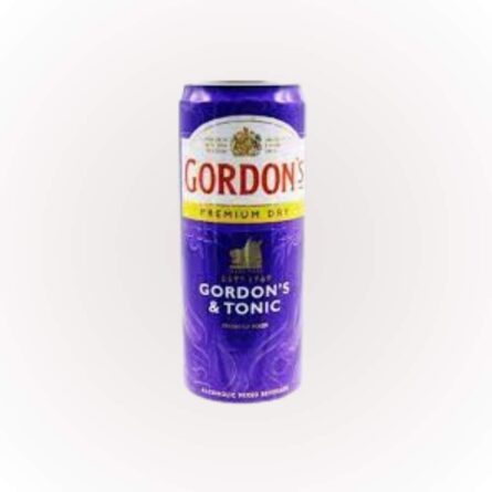 Gordons can dry gin & tonic 330ml delivered by Fab Liqour on dial in Nairobi Kenya