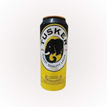 Tusker Lager can 500ml delivered by Fab Liqour on dial in Nairobi Kenya